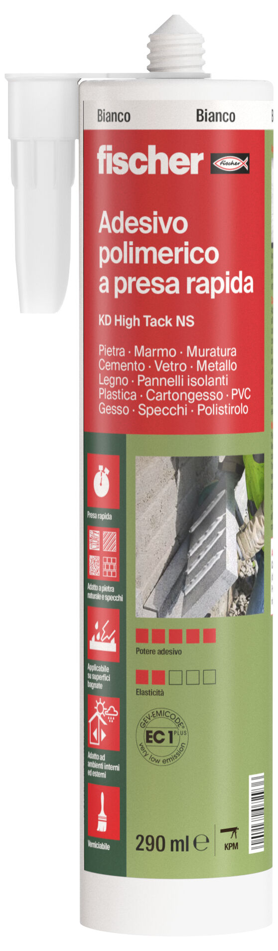 cartuccia di adesivo sigillante con beccuccio