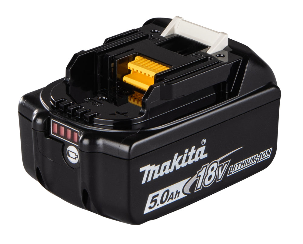 Batteria nera 18v con indicatore di carica
