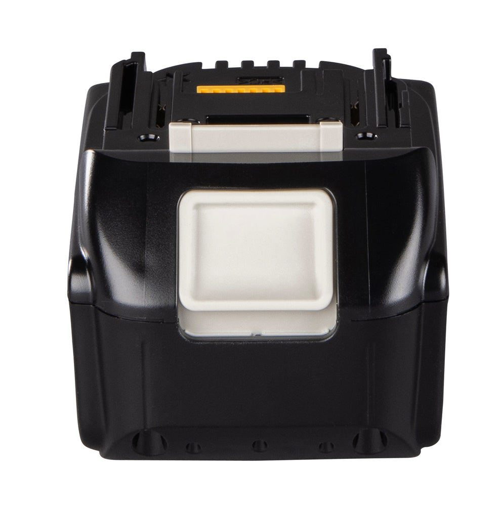 batteria nera vista da dietro