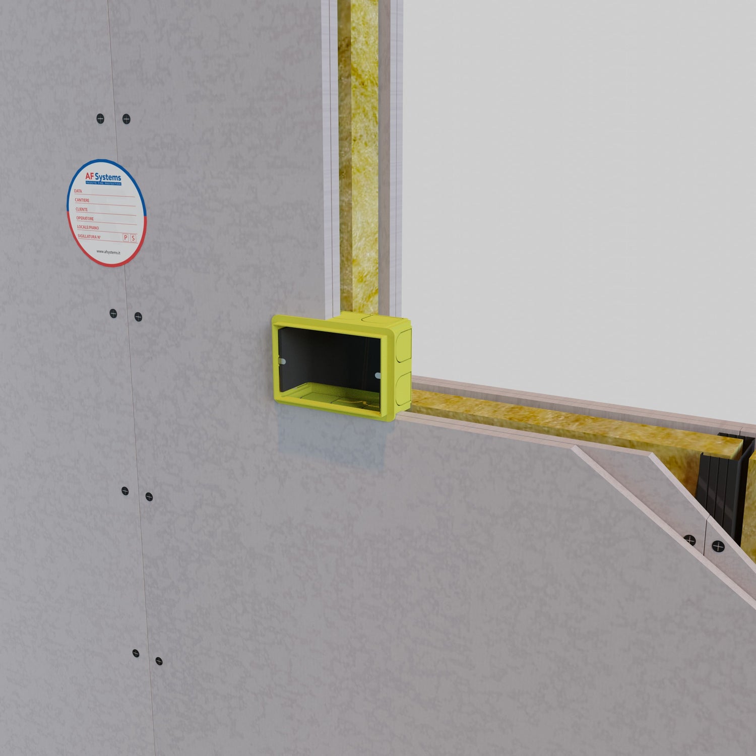 Guaina Antifuoco AF E-box a Parete Flessibile nuova