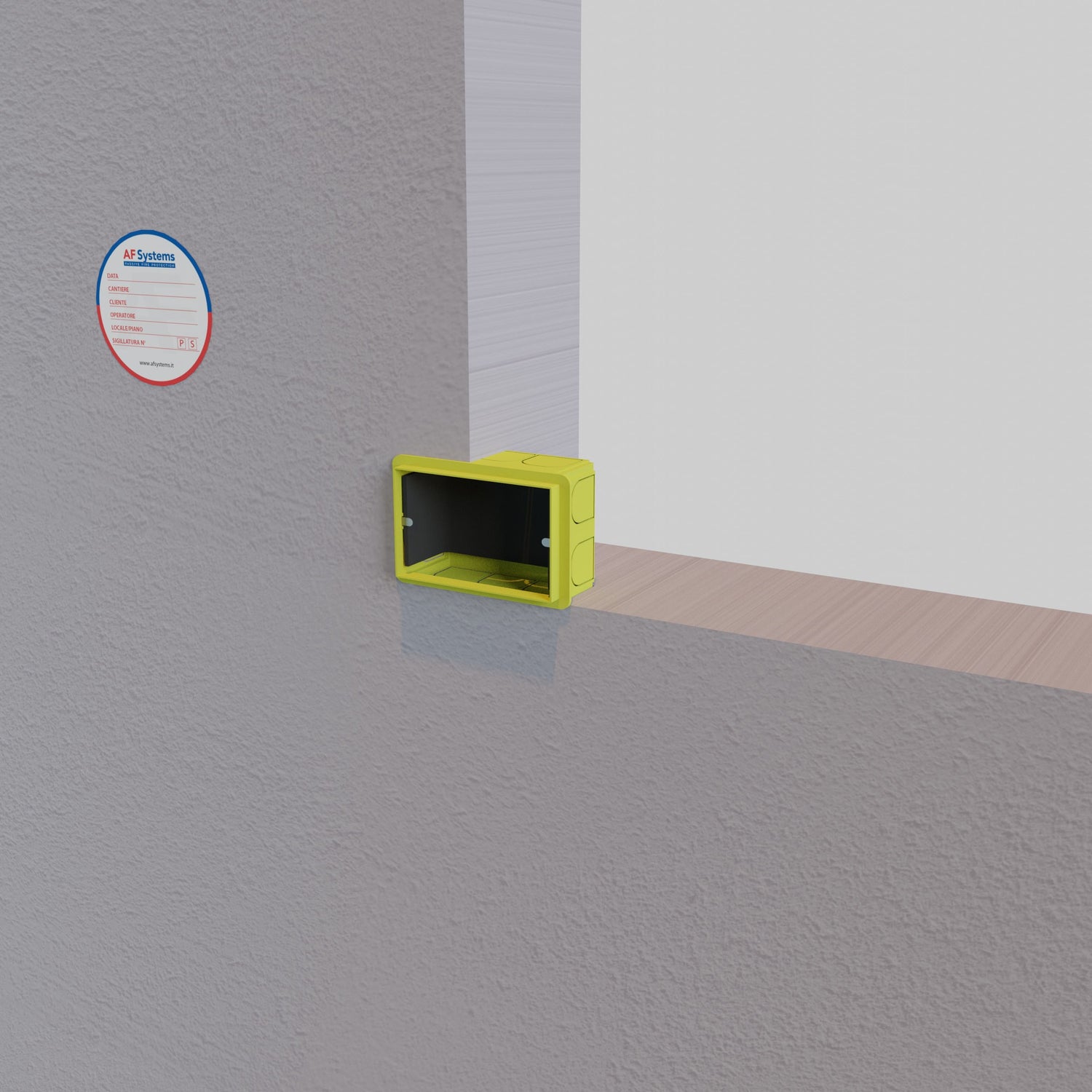 Guaina Antifuoco E-box a Parete Rigida nuova