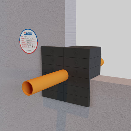 Mattoncini-Antincendio-AF-Brick-per-tubo-PVC-su-Parete-Rigida