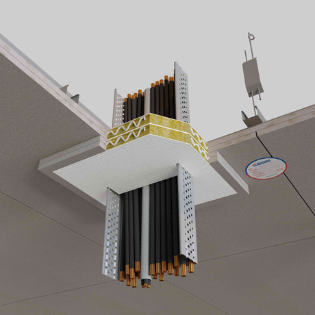 Pannello Antifuoco AF Panel per Passerella a membrana dentro Controsoffitto