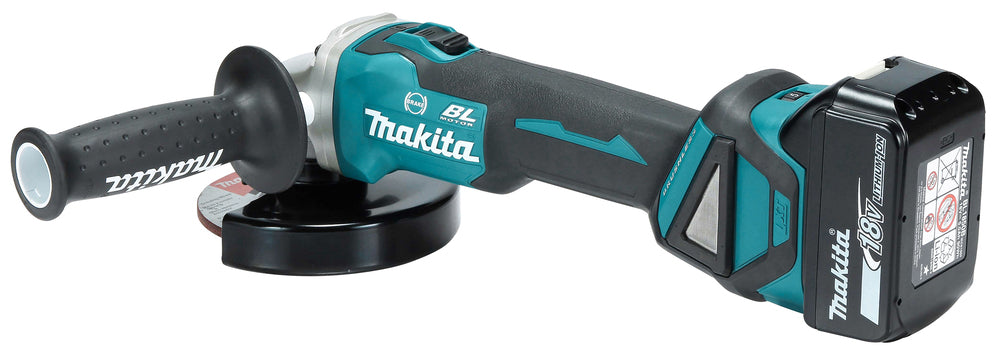 smerigliatrice angolare makita vista da dietro