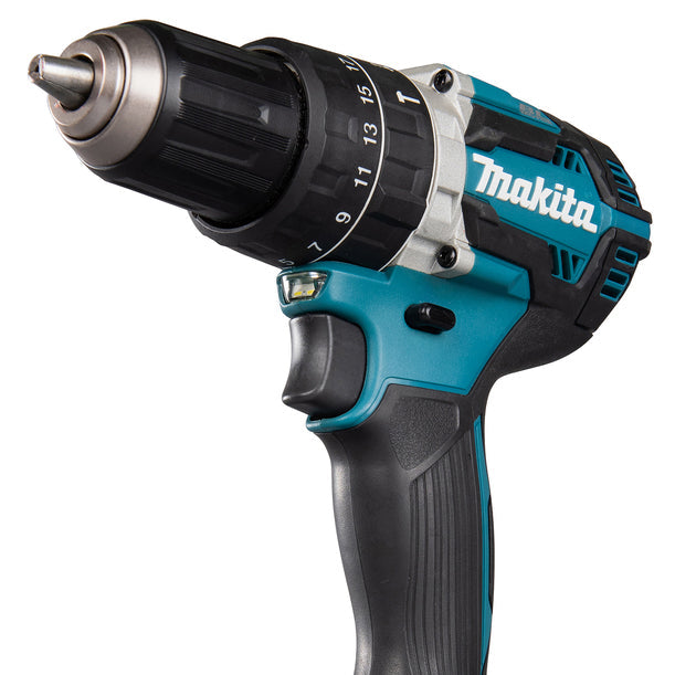 trapano avvitatore nero e teal