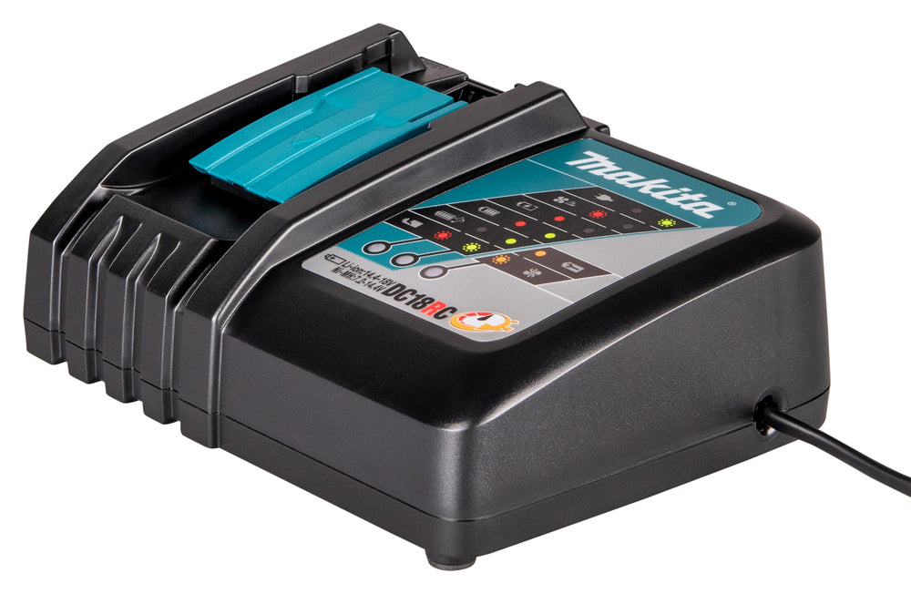 Caricabatterie Makita LXT DC18RC - Rapido per Batterie 14,4V / 18V Li-Ion