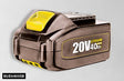 Batteria Akifix nera e gialla 20V
