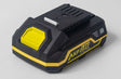 Batteria Akifix nera e gialla 18V