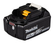 Batteria nera 18v con indicatore di carica 