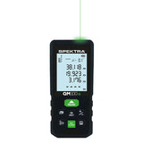 Telecomando nero con display grande e illuminato e tasti sottostanti con raggio laser verde