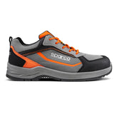 scarpe antinfortunistiche grigie e arancioni