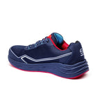 Scarpe da lavoro blu tessuto traspirante