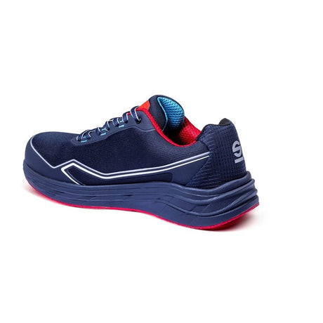 Scarpe da lavoro blu tessuto traspirante