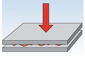 istruzione uso sigillante: Pressare con forza per attivare l’effetto ventosa
