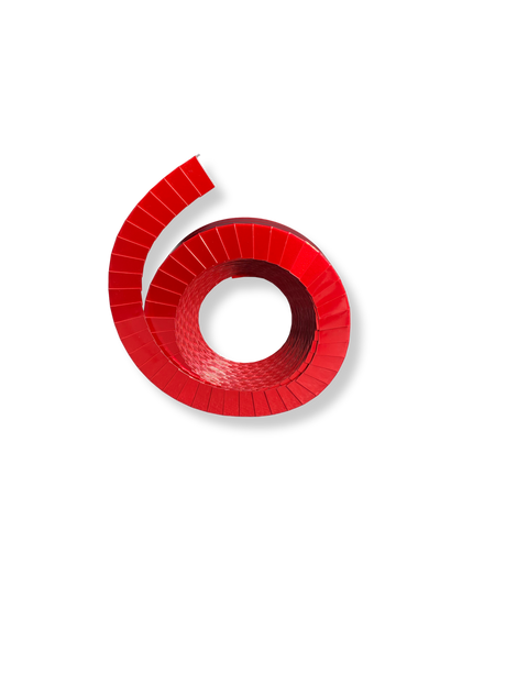 rotolo alettato in alluminio rosso