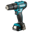 trapano avvitatore nero e teal