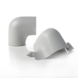 Curve preformate in PVC TTM Isolpak® per rivestimento tubazioni isolate 90°